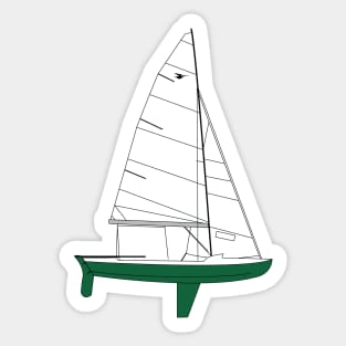 Snipe Sailboat Sticker